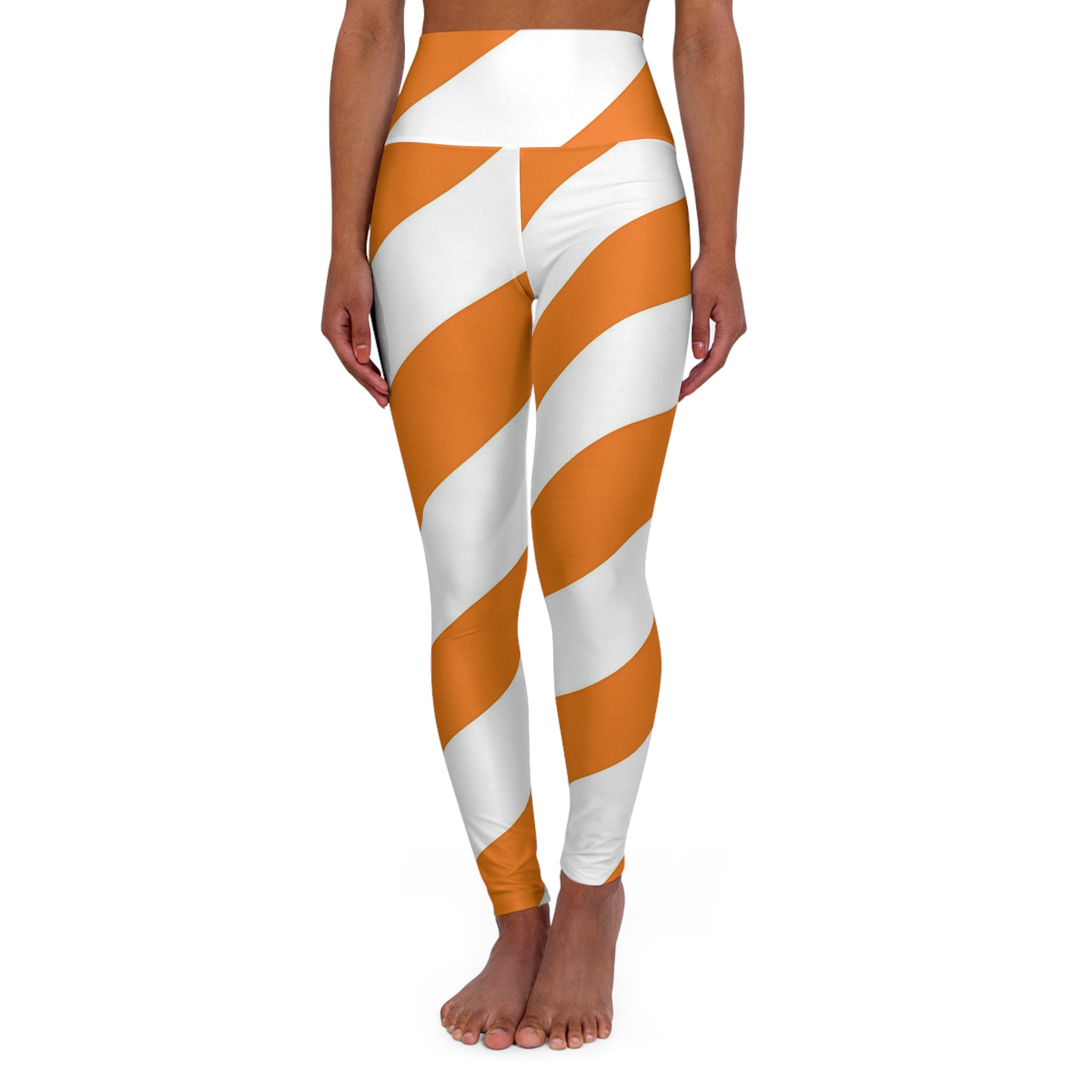 High Waist Yoga - Tangerine Twist