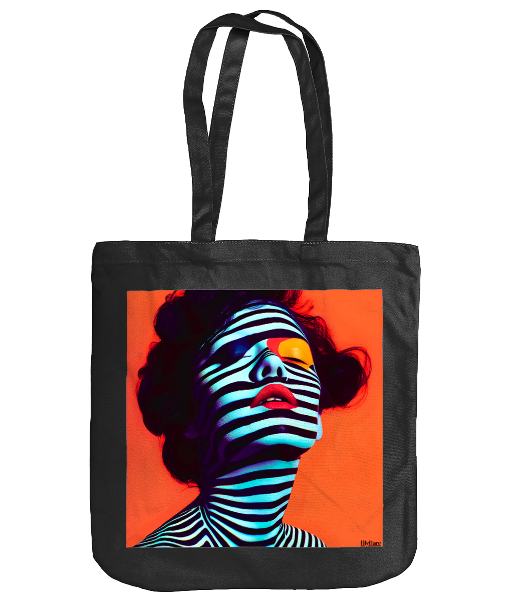 EarthAware Organic Spring Tote  Electric Lines copy