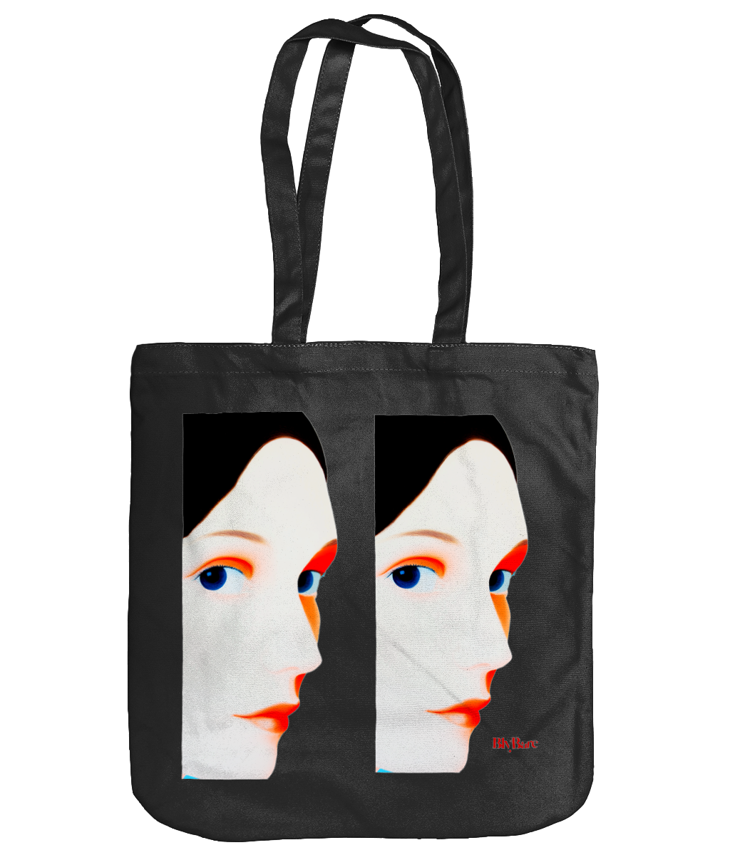 EarthAware Organic Spring Tote Stylized Womans Face copy Stylized Womans Face copy Colorful Minimalist Logo