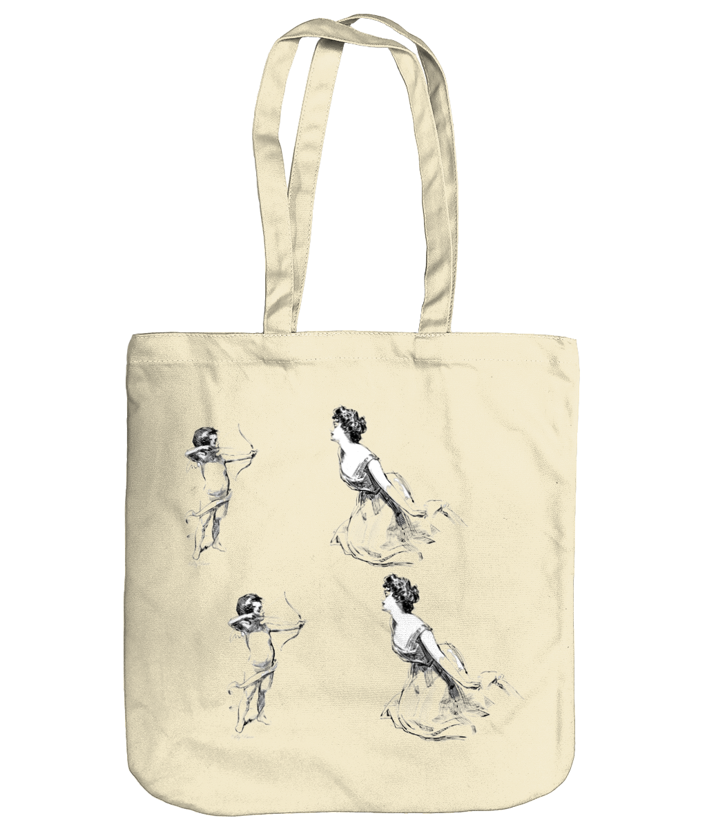 EarthAware Organic Spring Tote Canvas Shopping Tote - Cupid's Arrow copy Canvas Shopping Tote - Cupid's Arrow copy
