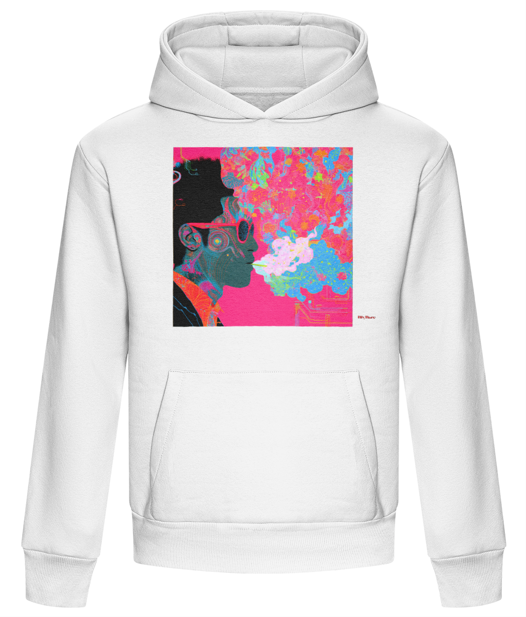 AWDis Heavyweight Boxy Hoodie absolutebeginner a young man with an afro blowing smoke out his 728a8ac9-6799-4c63-8ca6-7281dc9ad624 copy BlyBare #1