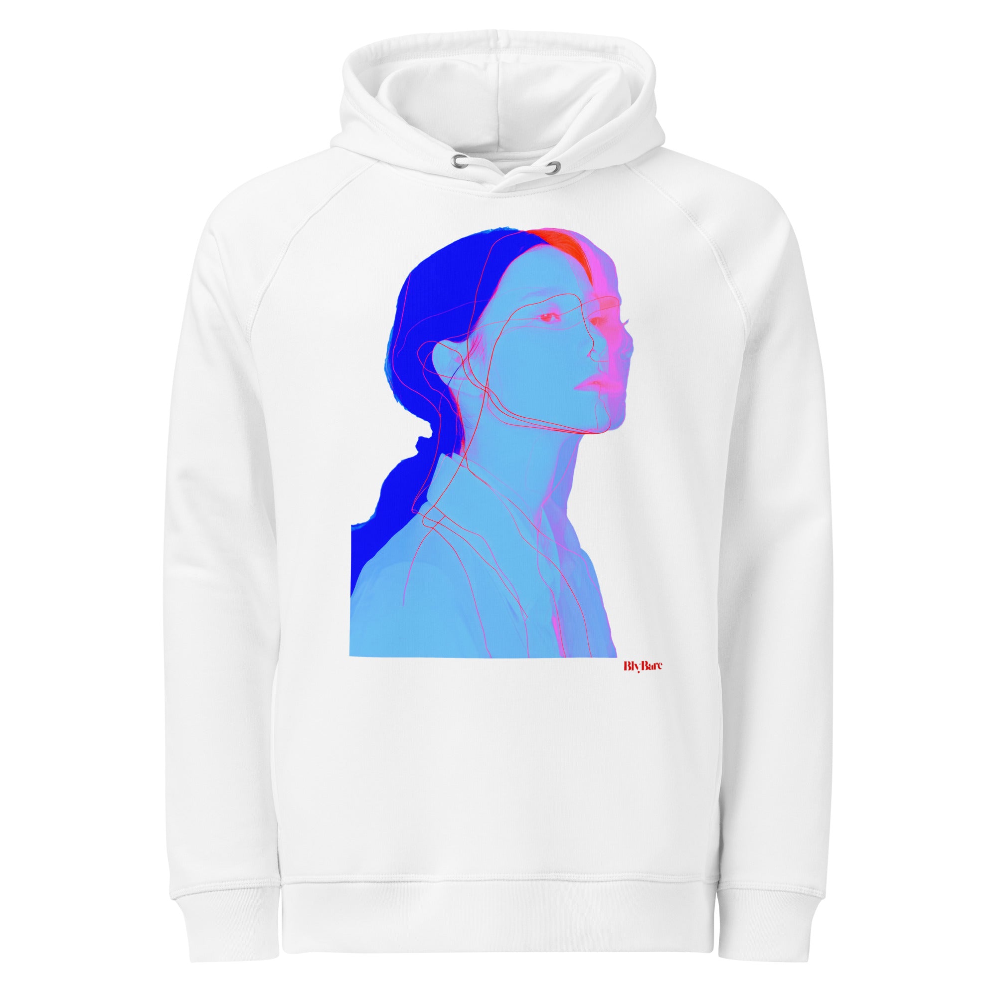 Unisex organic side pocket hoodie